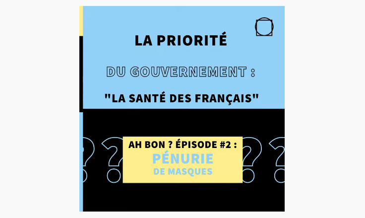 La priorité du gouvernement : "la santé des Français" - Les masques