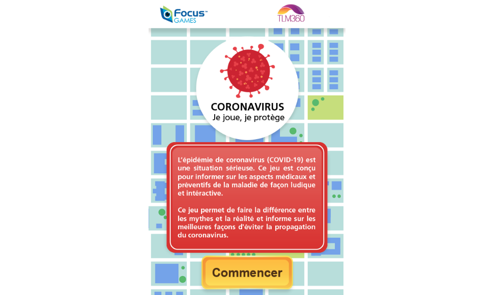 Coronavirus, je joue, je protège : pour une gamification de la prévention !