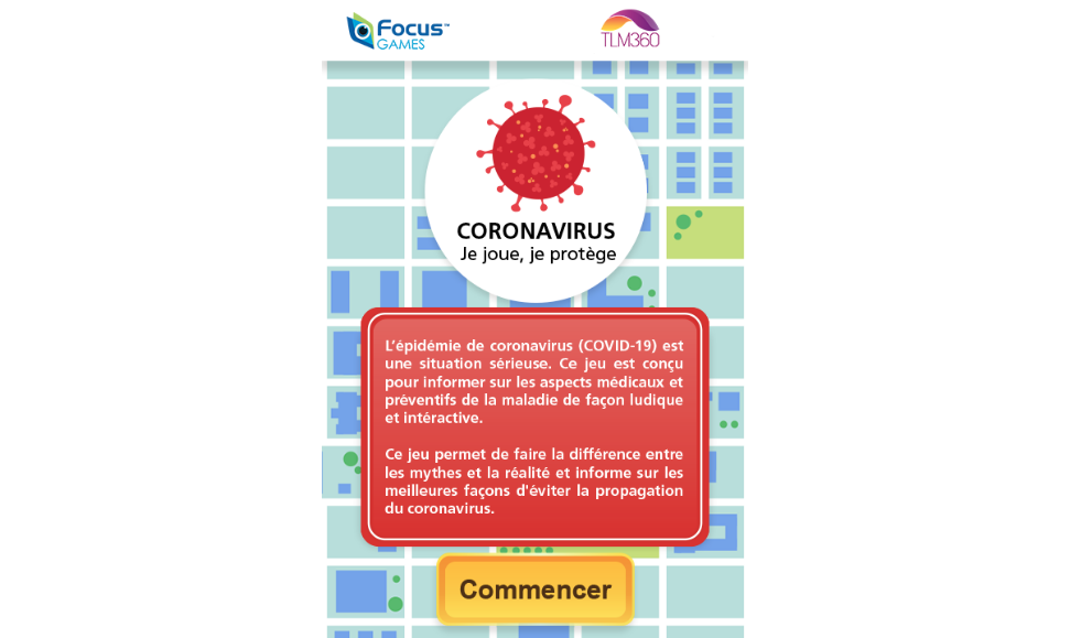 Coronavirus, je joue, je protège : pour une gamification de la prévention !