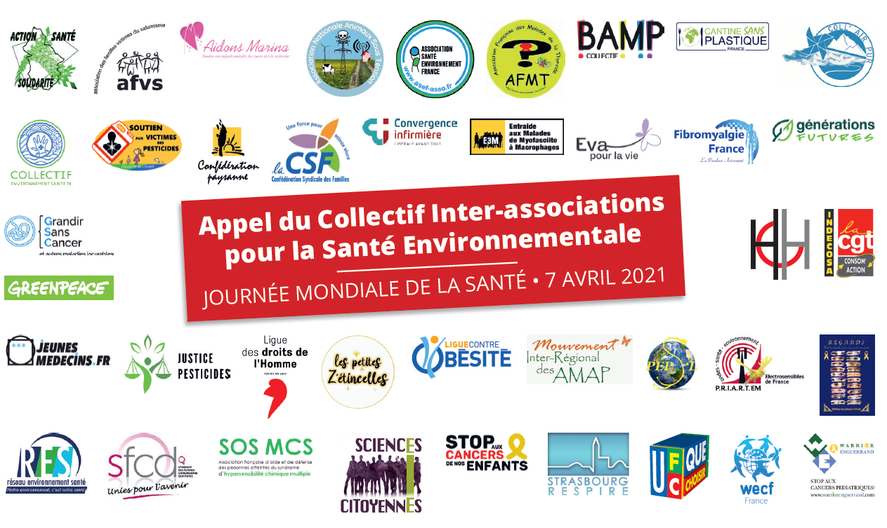 Appel du Collectif Inter-associations pour la Santé Environnementale